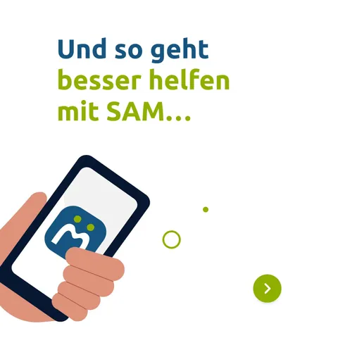 SAM schafft Kommunikationswege außerhalb von Messengerdiensten (Instagram-Beitrag)